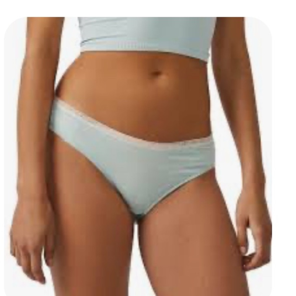 Free people intimately Light Blue Bikini Bottom organic cotton